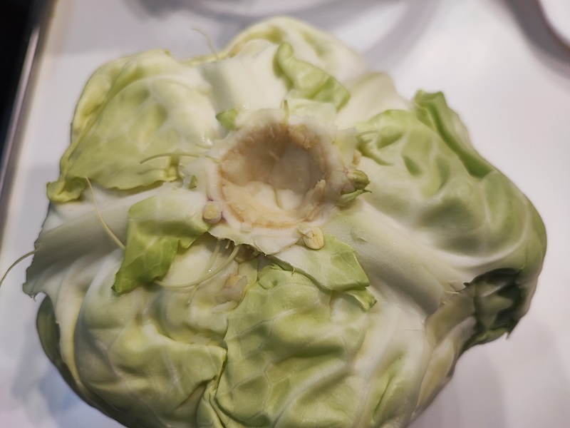 キャベツ_芯くり抜き
